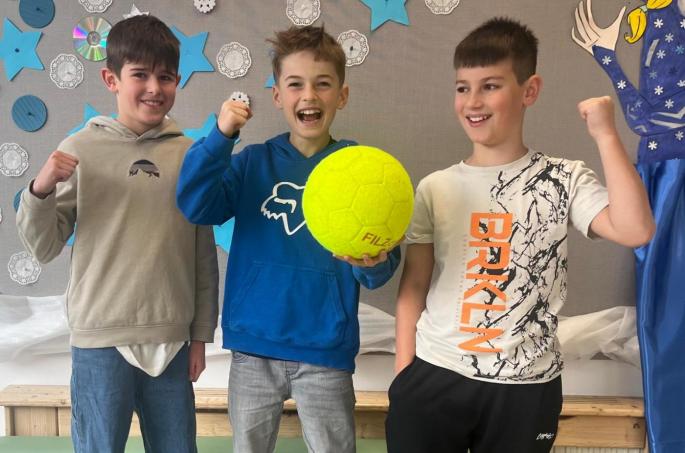 Siegerteam der ersten Klassen