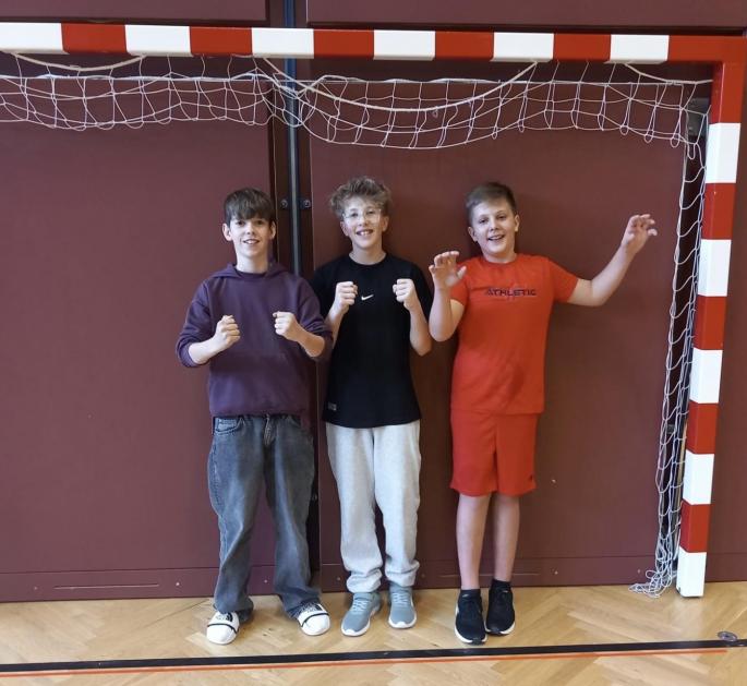 Siegerteam der dritten Klassen