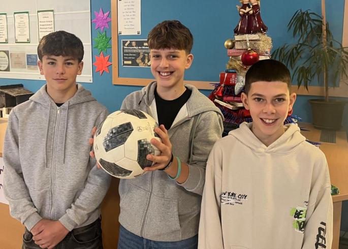 Siegerteam der vierten Klassen