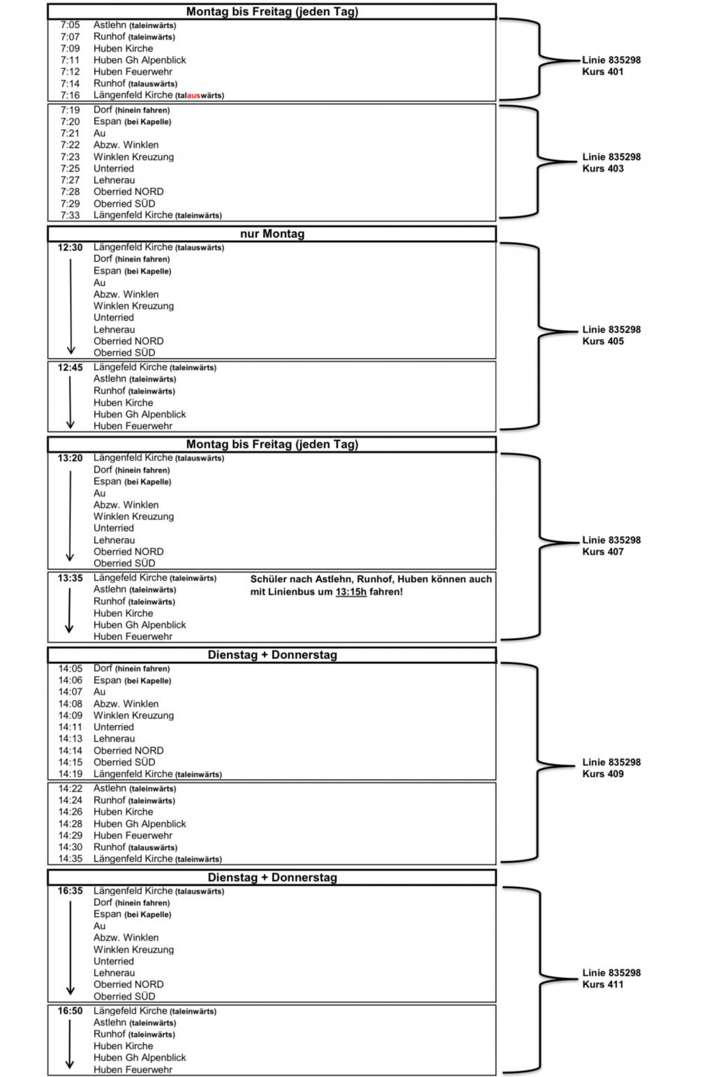 Bus 2024—25