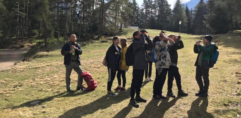 Vogelforscher unterwegs.